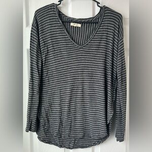 Madewell Striped Long Sleeve Top